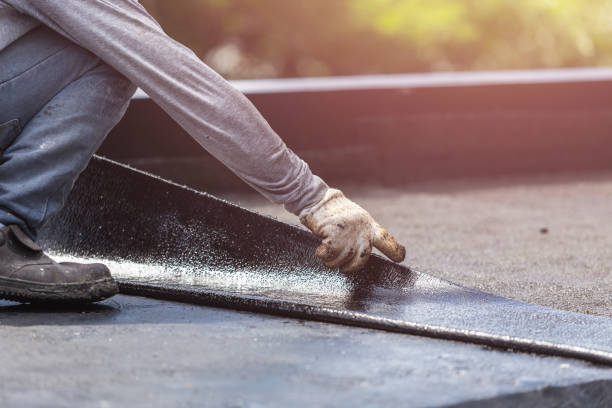Professional Emergency Waterproofing technician working in Interlaken, NY